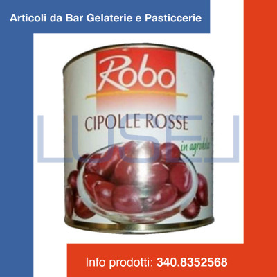 (c1) GR 2500 CIPOLLE ROSSE  IN AGRODOLCE IN LATTA ( 5 barattoli + 1 omaggio )