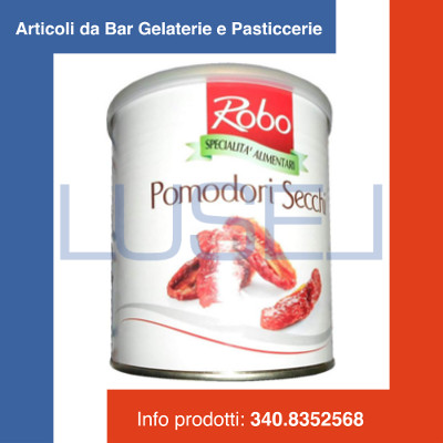 (b7) POMODORI SECCHI IN LATTA DA 800 gr (5 barattoli+ 1 omaggio)